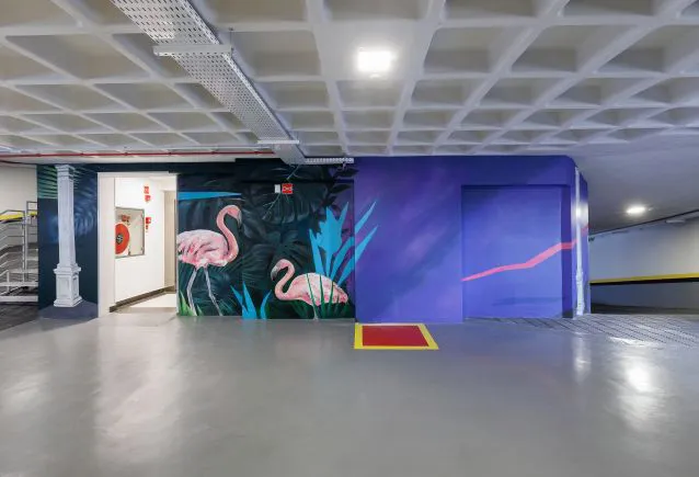 Gessele inova com arte nas garagens!