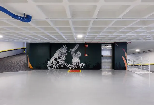 Gessele inova com arte nas garagens!