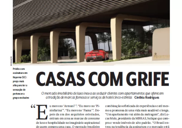 VEJA NEGÓCIOS: Casas com Grife
